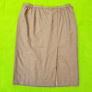 Vintage Pendleton Wool Midi Plussize Skirt